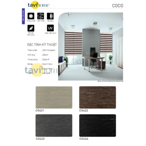 Rèm Cầu Vồng TAVI SK-COCO