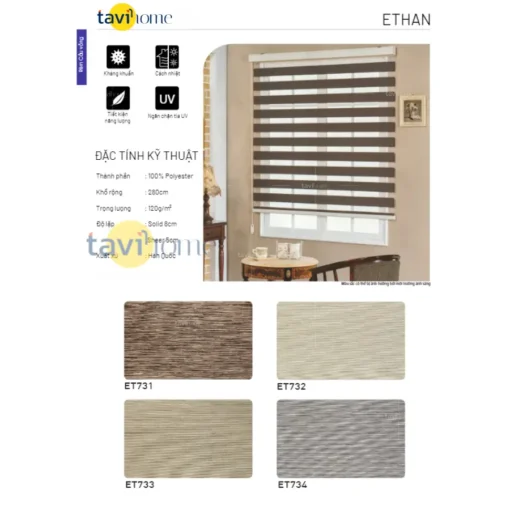 Rèm Cầu Vồng TAVI SK-ETHAN