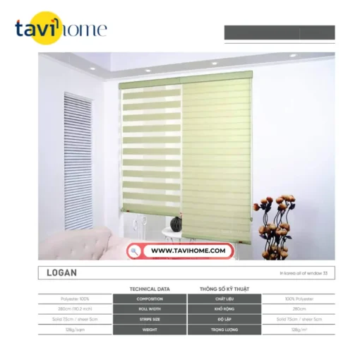 Rèm Cầu Vồng TAVI SK-LOGAN